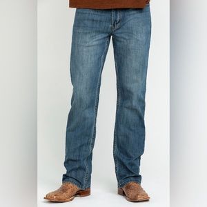 CODY JAMES MEN'S BOZEMAN MEDIUM WASH STRETCH SLIM BOOTCUT JEANS